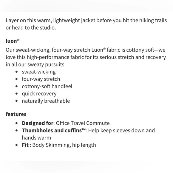 🍋Lululemon Define Jacket Size 4 - Picture 4 of 7